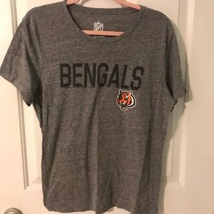 FINAL $ DROP Cincinnati Bengals NFL Tee Large Grey